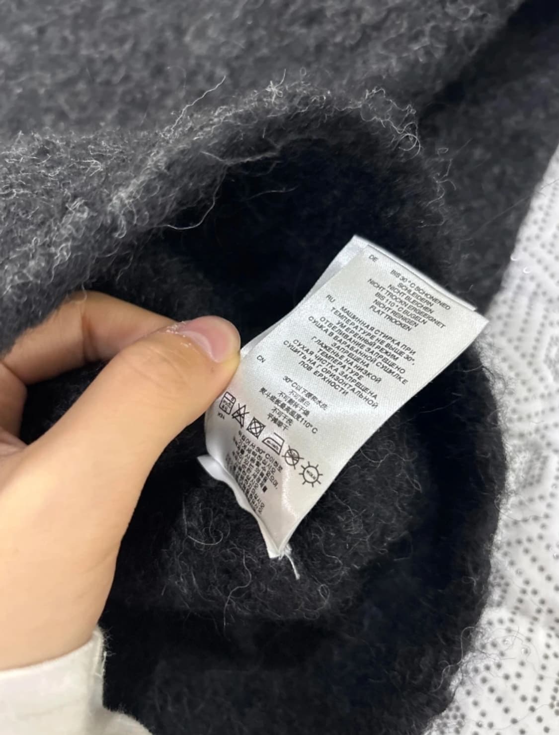 이로 IRO 회색 알파카 오버핏 니트 ~55 상품이미지5