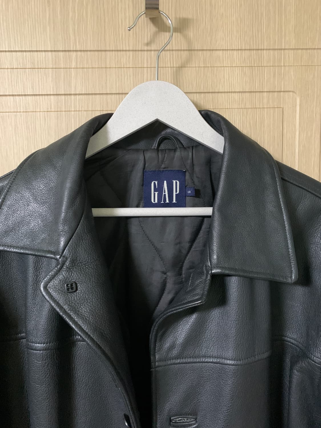 올드 갭 레더 가죽 카 코트 L 상품이미지5