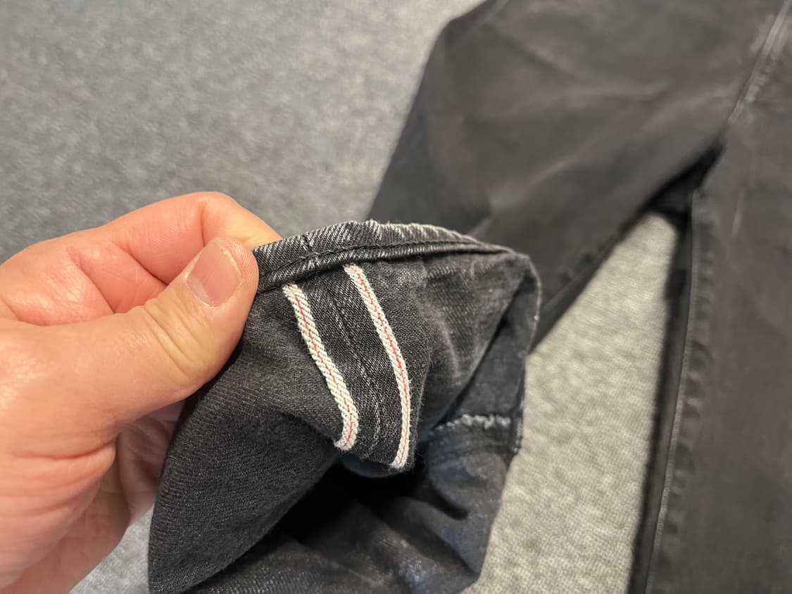 [33~34] 부후토 BUKHT 테이퍼드핏 셀비지 데님진 3  상품이미지3