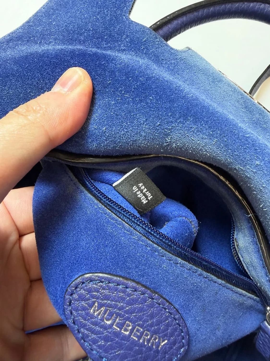 멀버리 베이스워터 블루 토트백 Q1463 상품이미지10