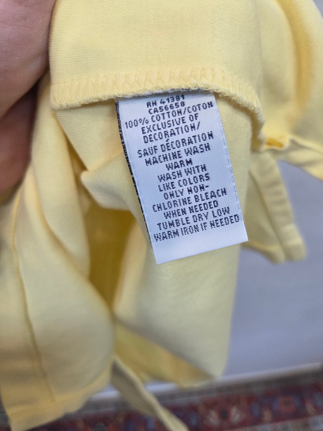 폴로랄프로렌 카라반팔 병아리 노랑 sp 상품이미지4