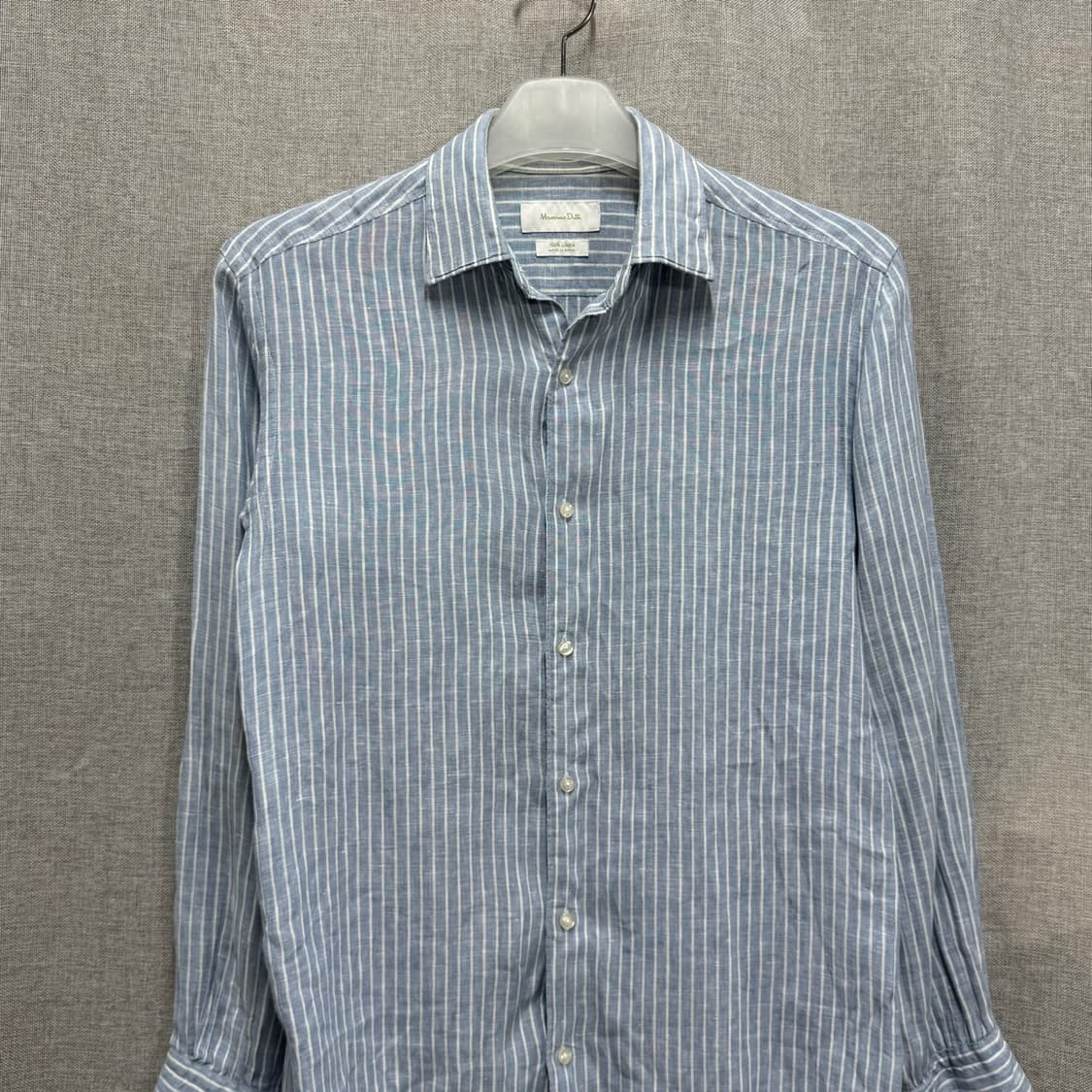 마시모두띠 Massimo Dutti 린넨 스트라이프 셔츠 상품이미지3