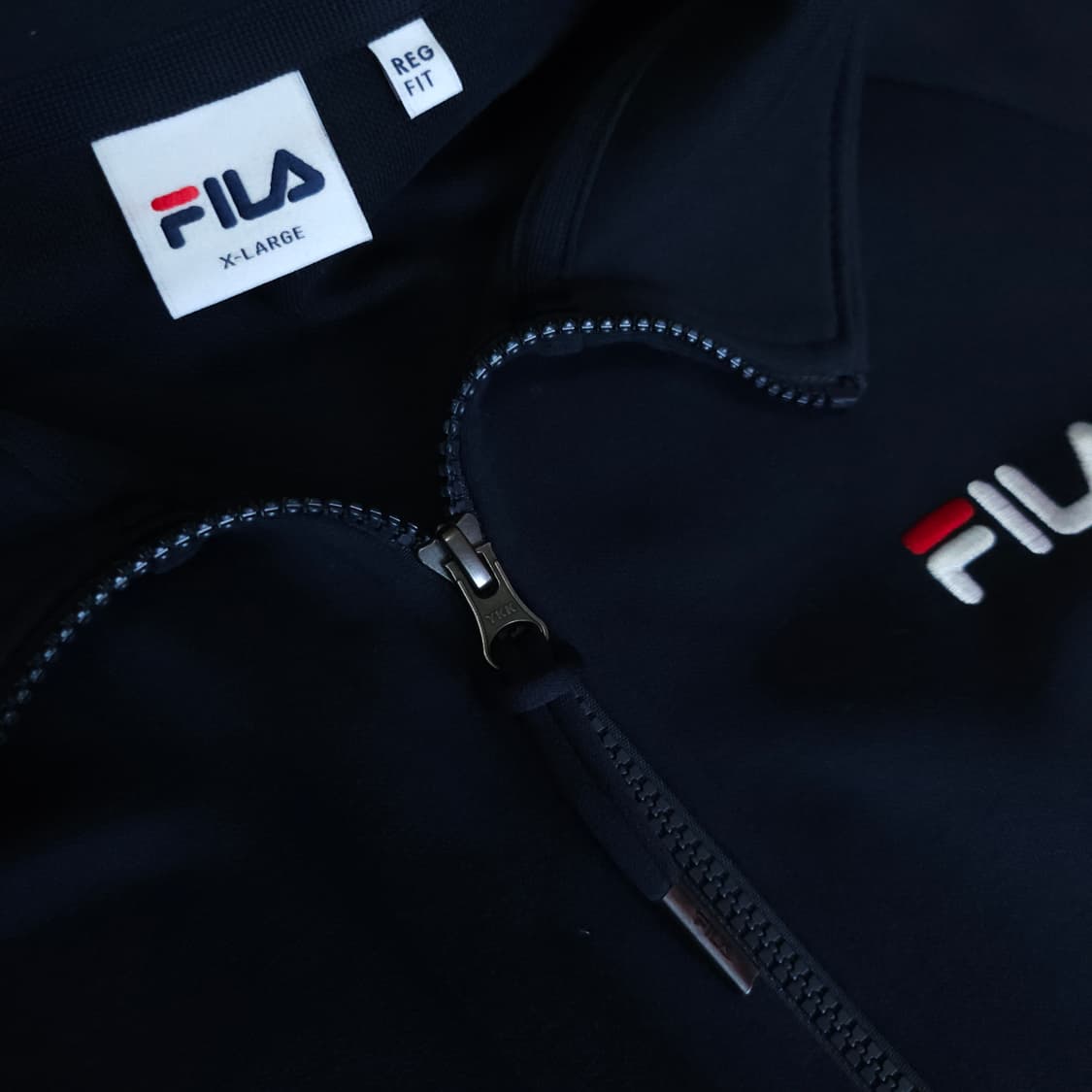 휠라 네이비 져지트랙탑 100-105 러닝 저지 상품이미지6