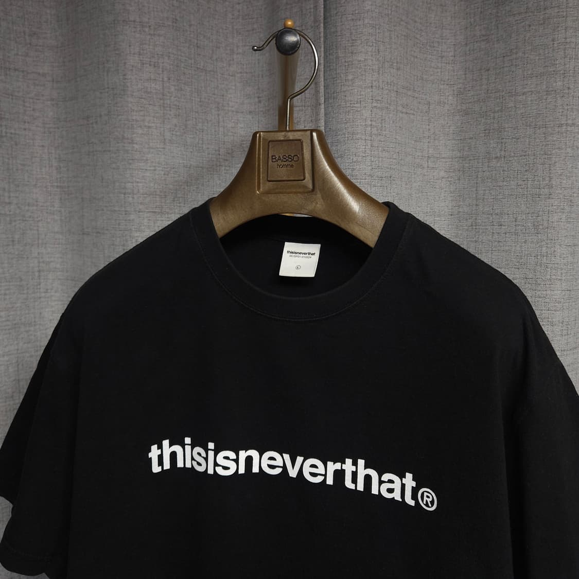 L ) 디스이즈네버댓 기본 로고 반팔티 상품이미지1