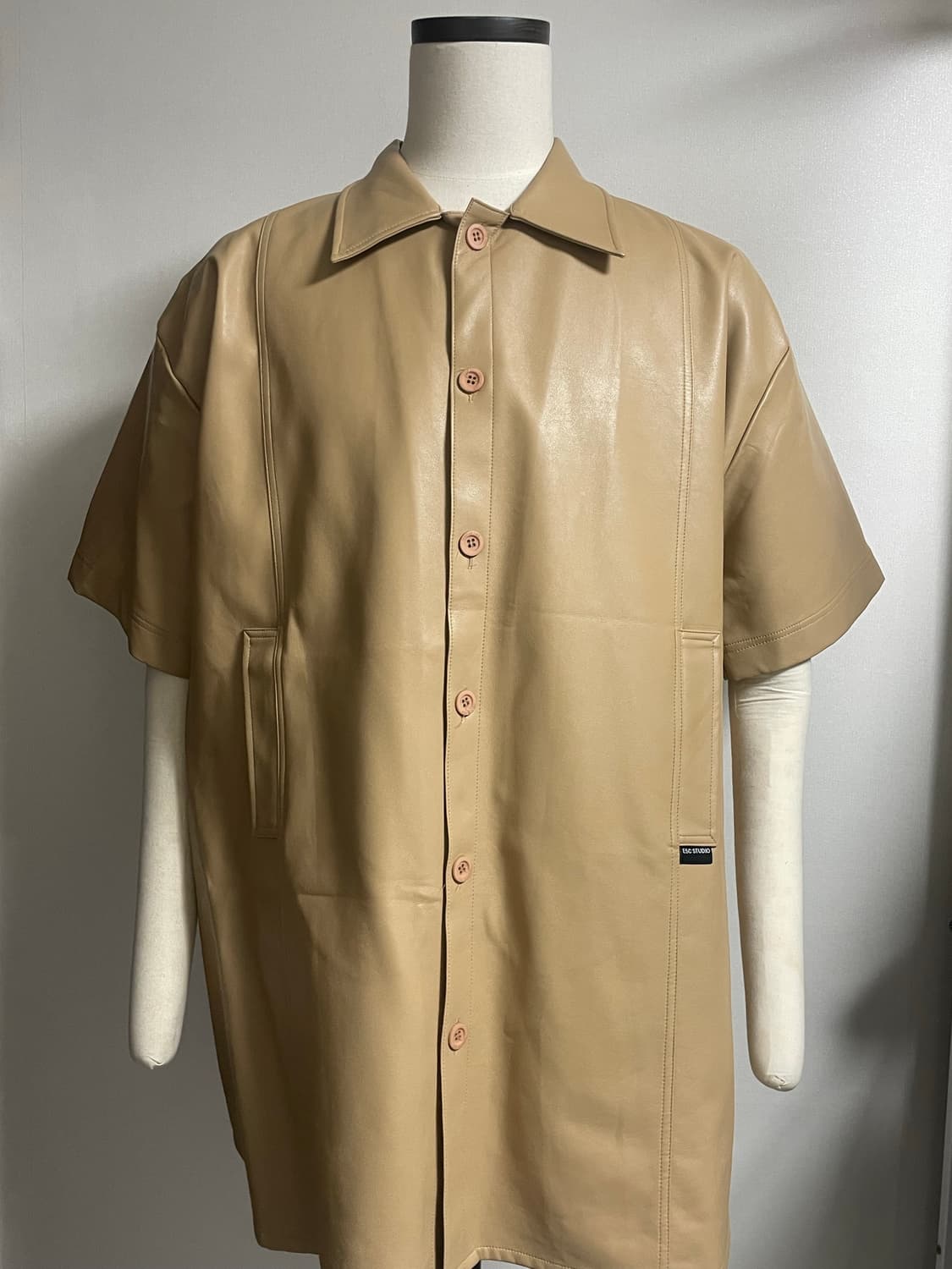 ESC STUDIO 반팔 레더자켓 상품이미지1