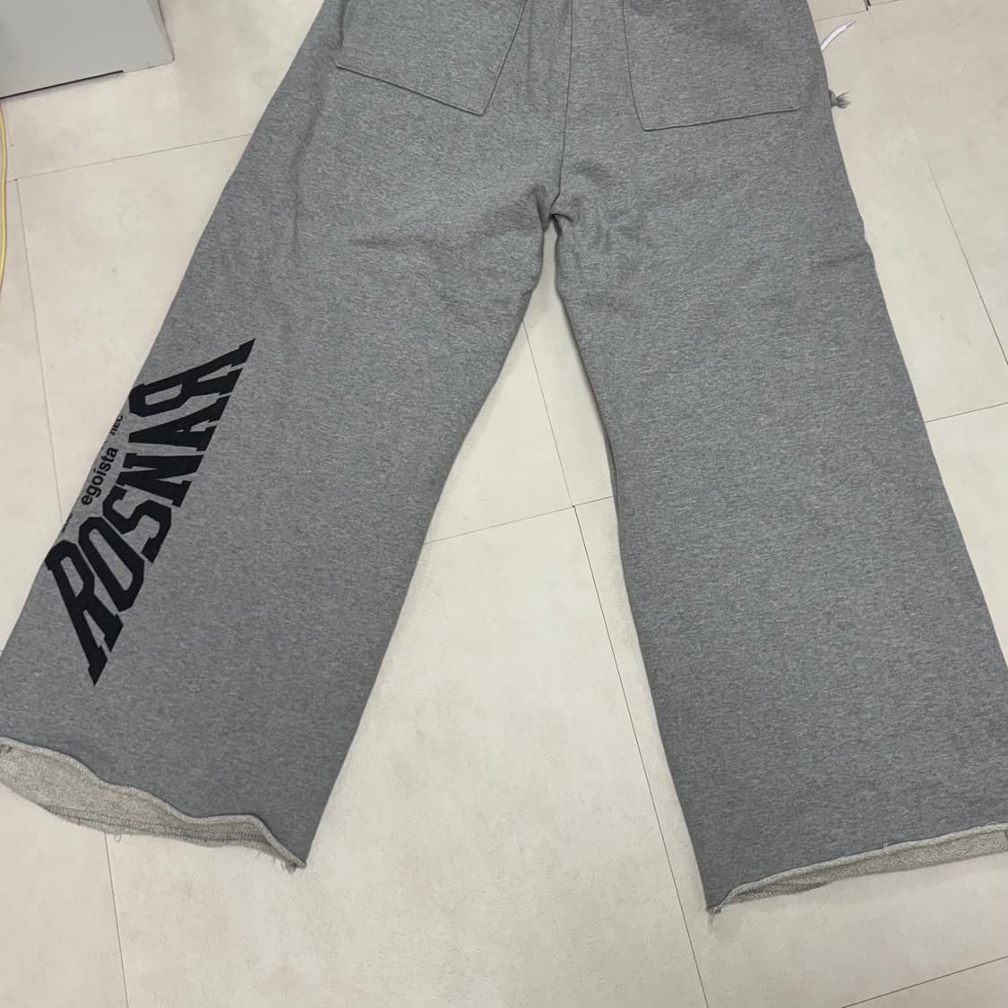 선데이오프클럽 Sagging Double Sweatpants - Red/ 상품이미지6