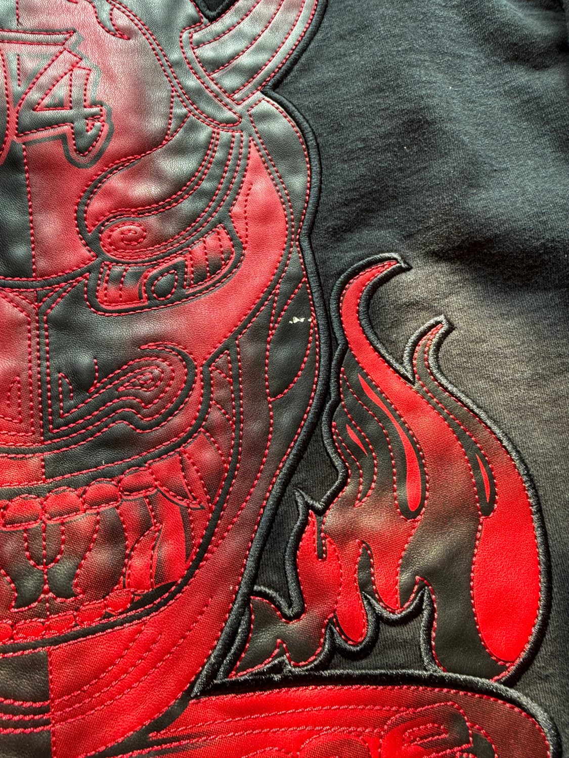 22SS 슈프림 데몬 후드집업 블랙 상품이미지6