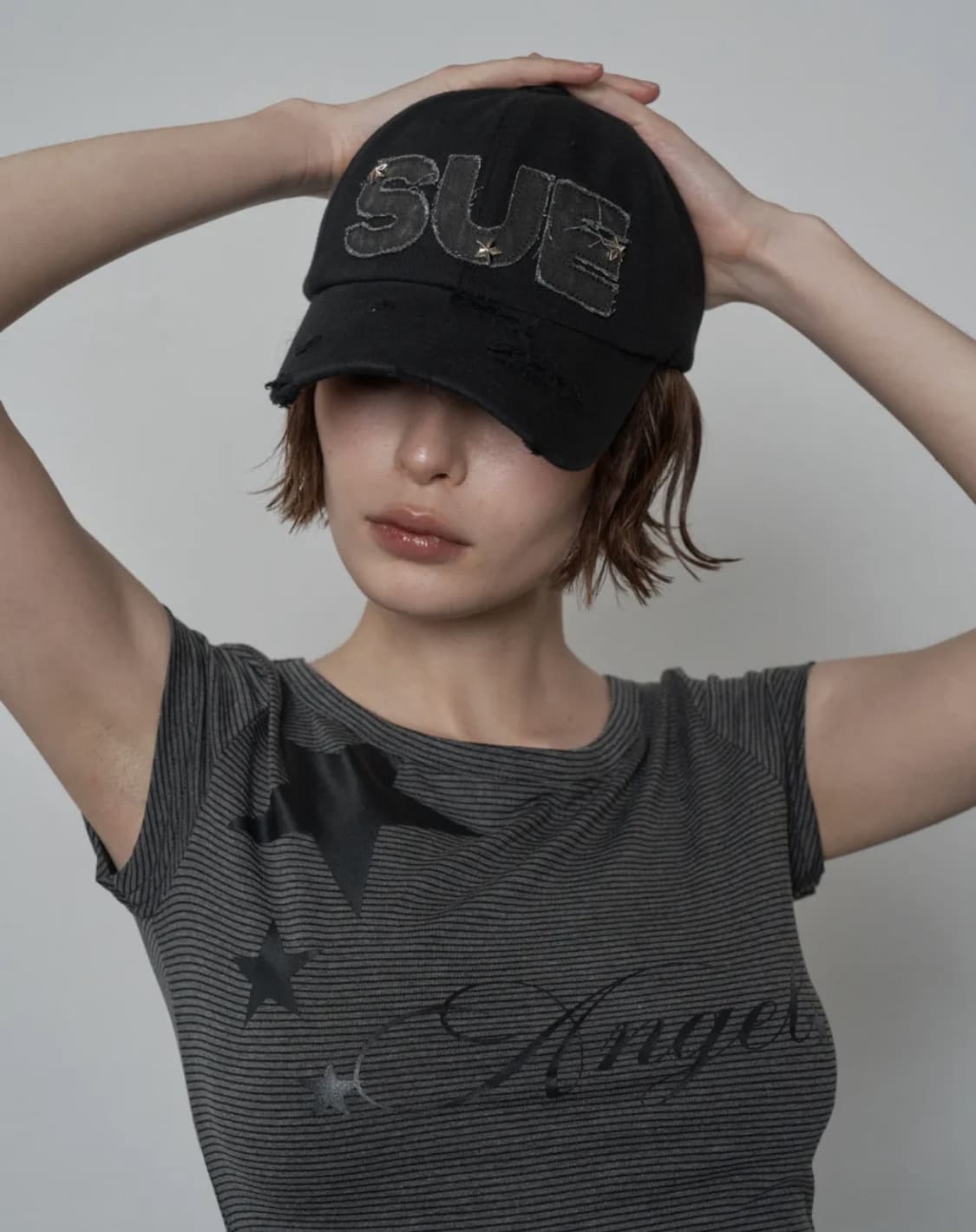 셋업이엑스이 SUE 볼캡 블랙 상품이미지3