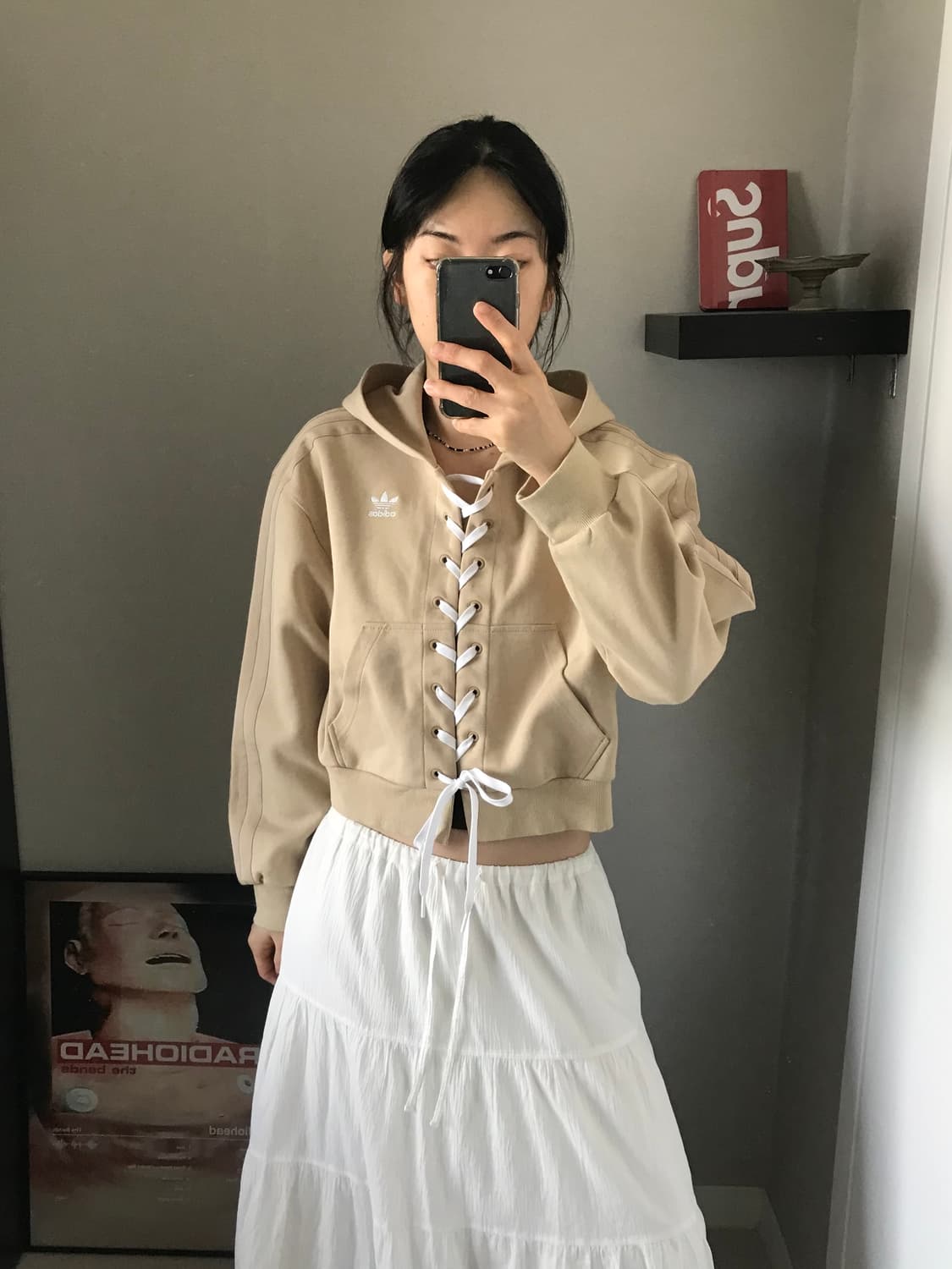 아디다스 올웨이즈 오리지널 레이스드 후드티 상품이미지1