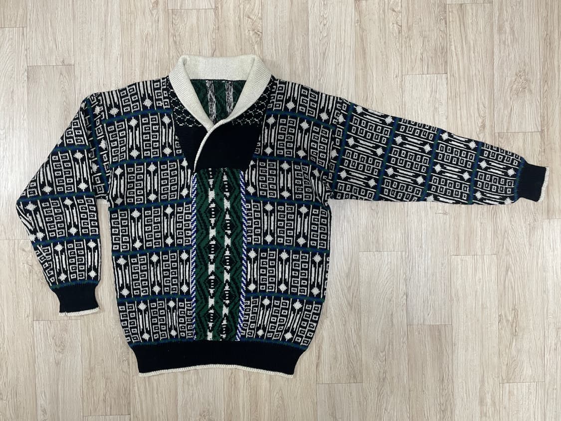 100) 나바호 빈티지 숄카라 울 스웨터(RRL&LVC&폴로) 상품이미지1