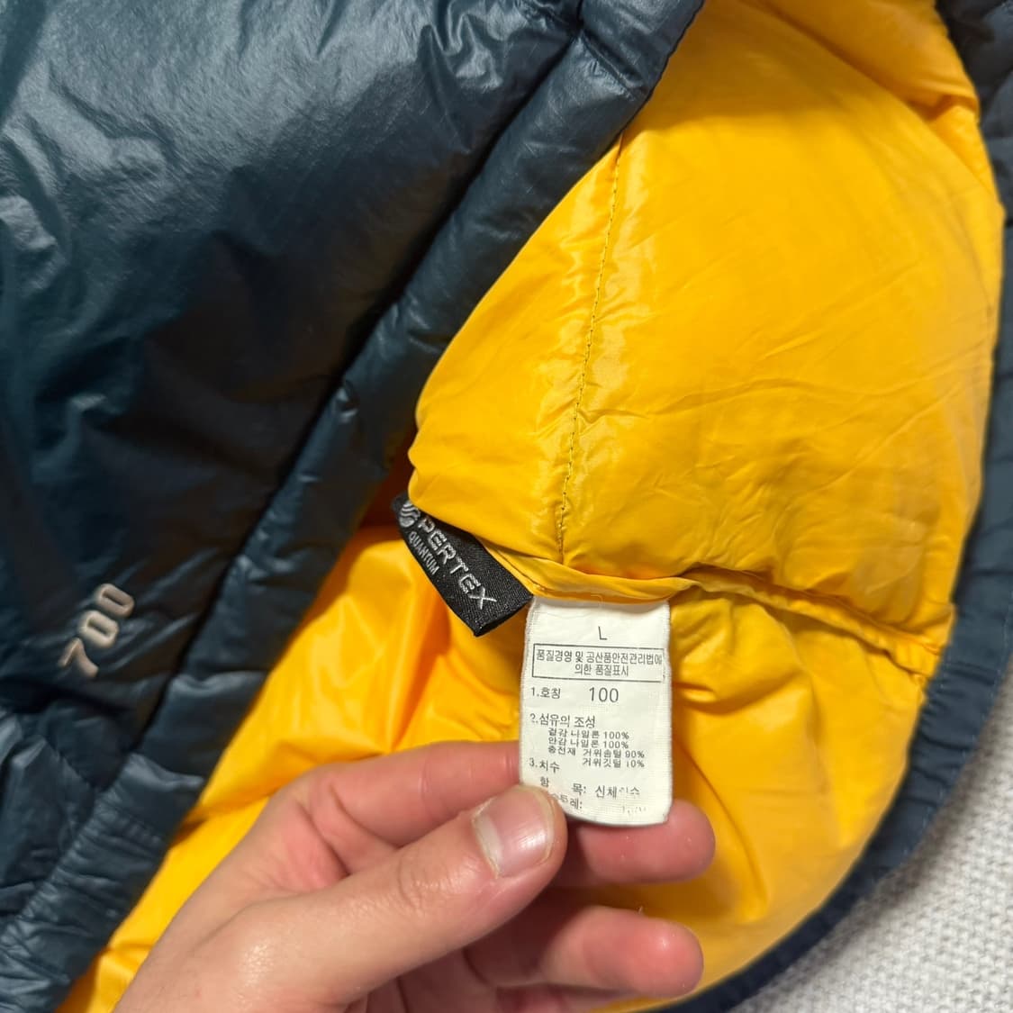 노스페이스 700 다운 패딩조끼 상품이미지4