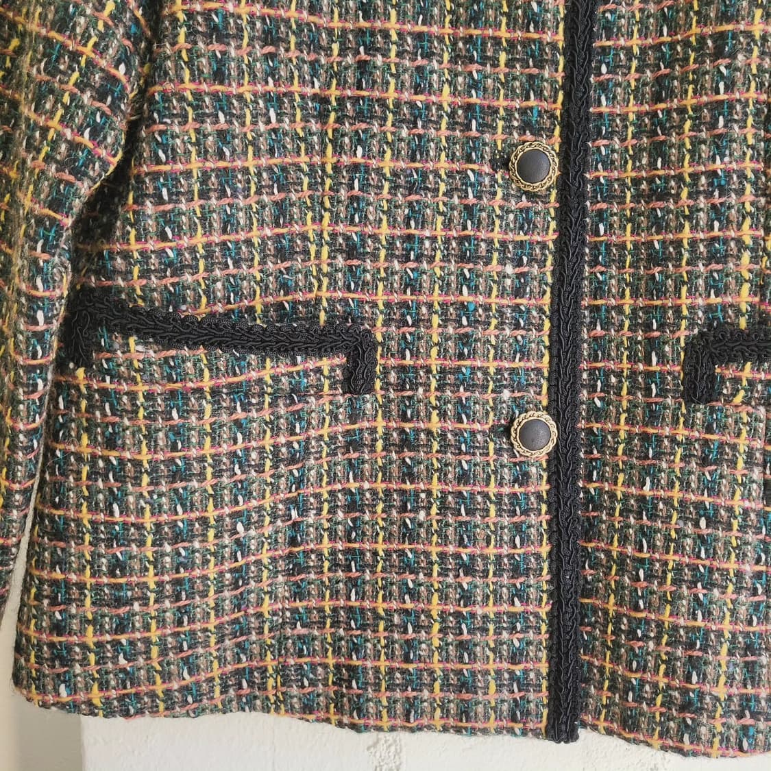 멀티컬러 울 트위드 자켓 상품이미지5