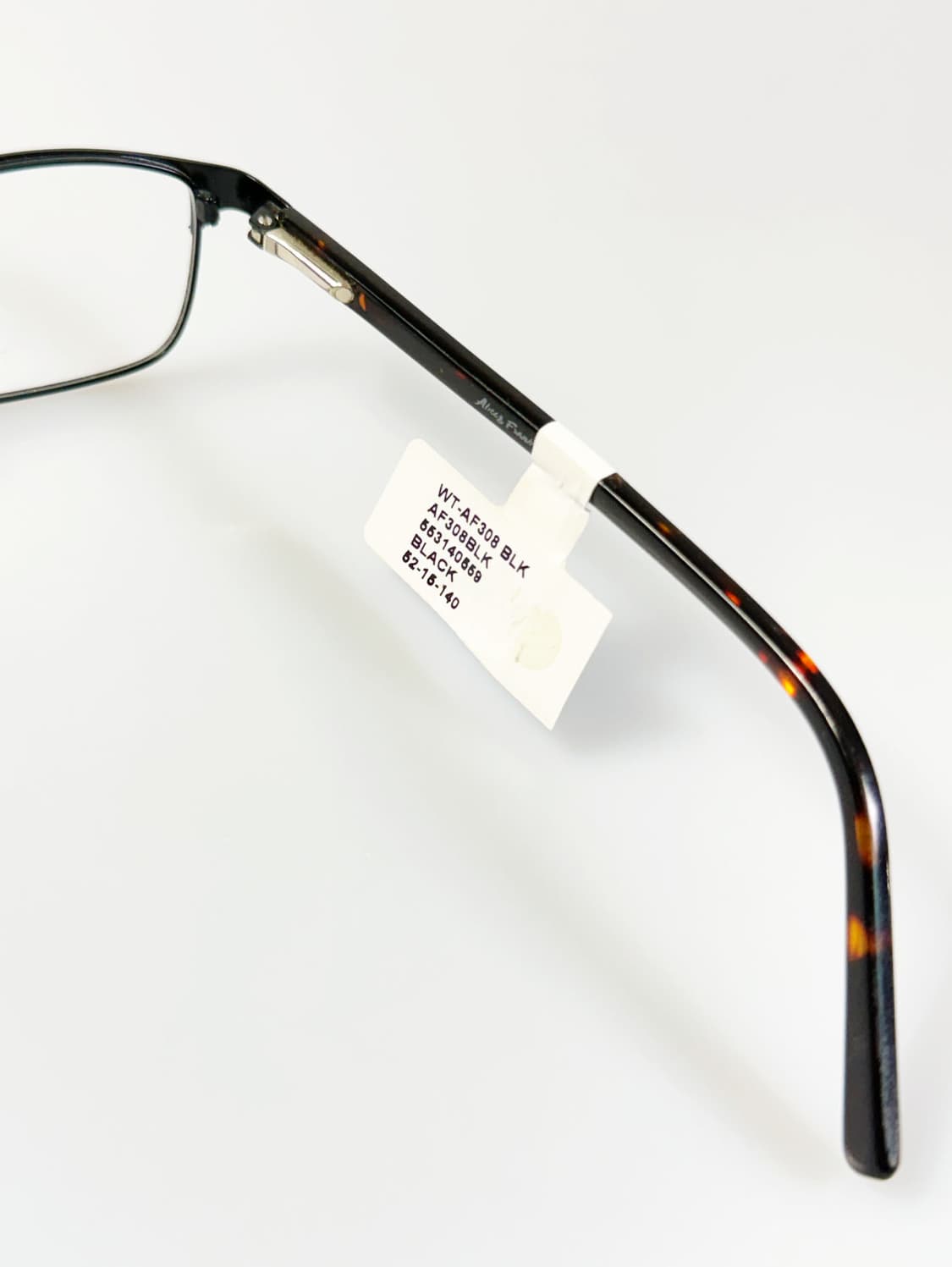 ALICE & FRANK 블랙 메탈 슬림 스퀘어 빈티지 안경 상품이미지6