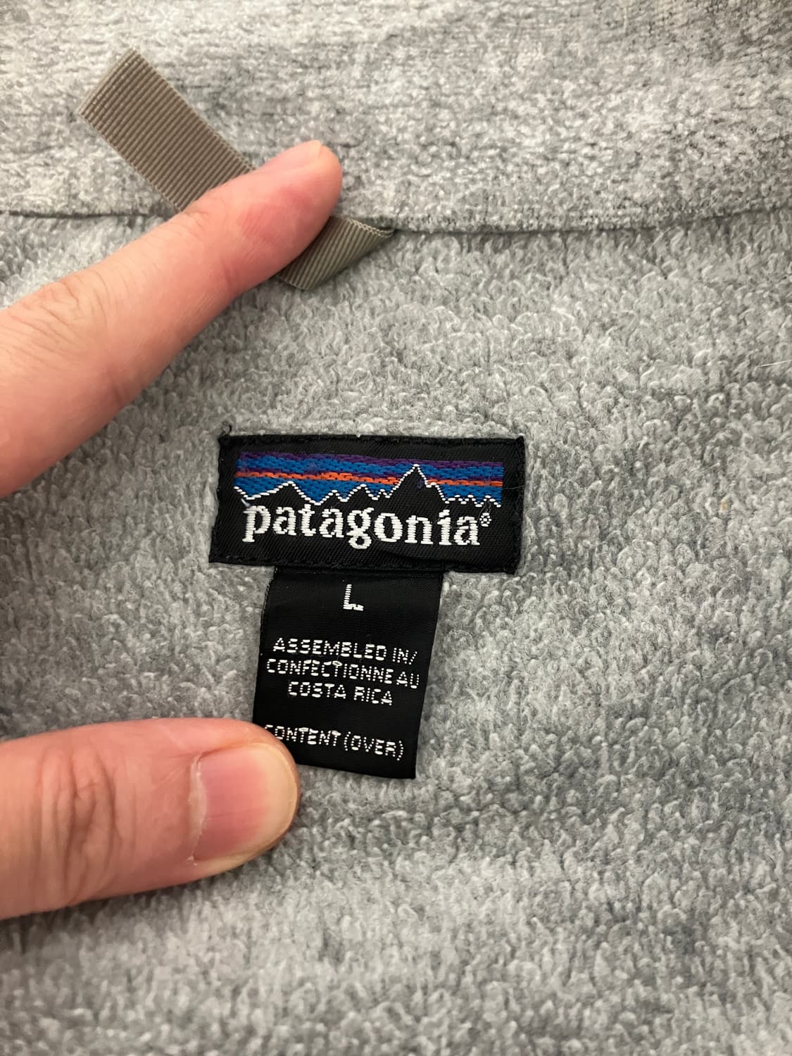 파타고니아 쉘드 신칠라 봄버 자켓 L 상품이미지2