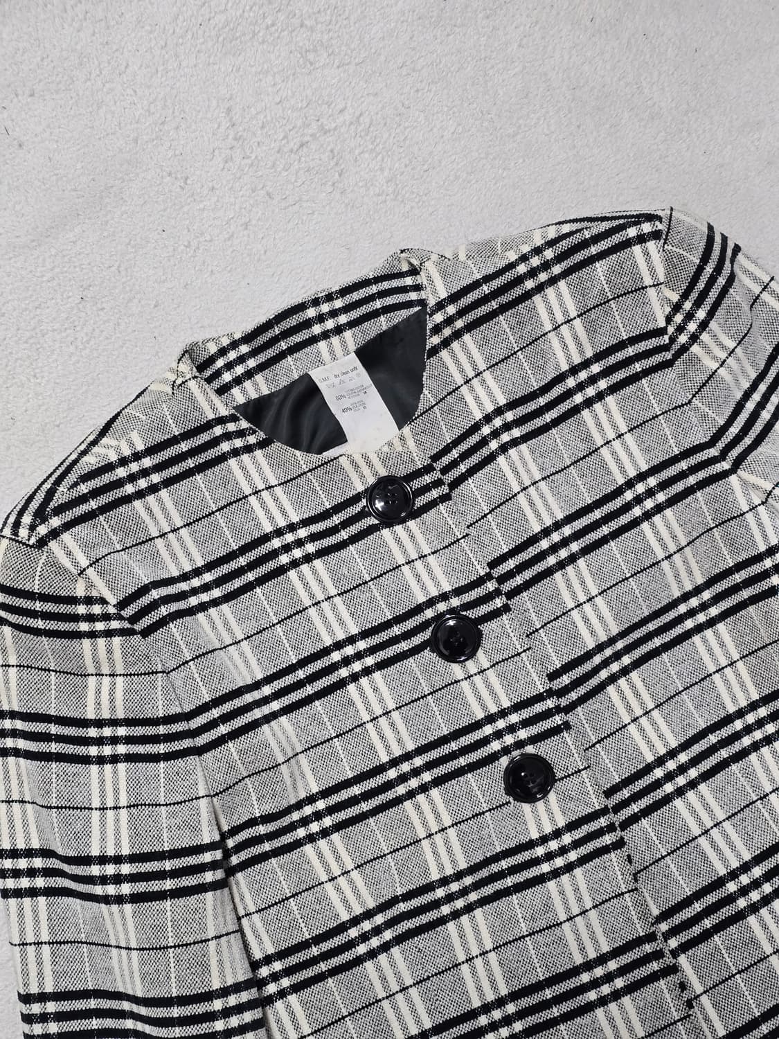 Gianfranco Ferre 지안프랑코 페레 실크 혼방 체크 코트  상품이미지1