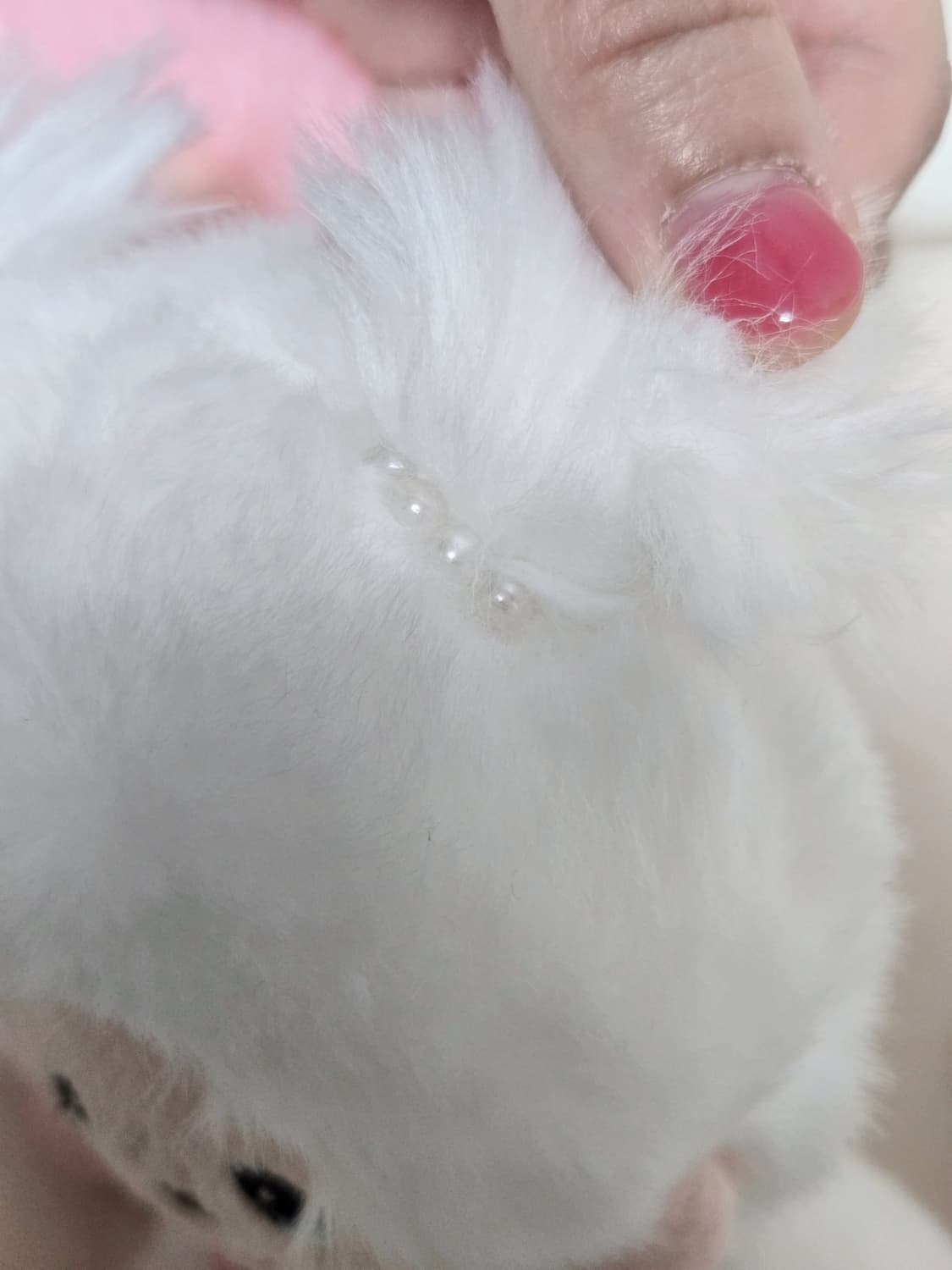 몬치치 미걸 봉제인형 ( 핑크. 화이트) 상품이미지4