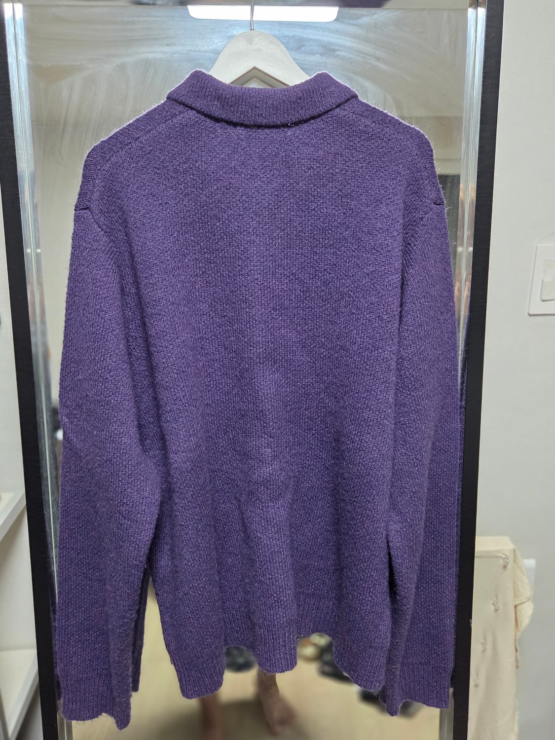 비바스튜디오 퍼플 니트 가디건 M 상품이미지3