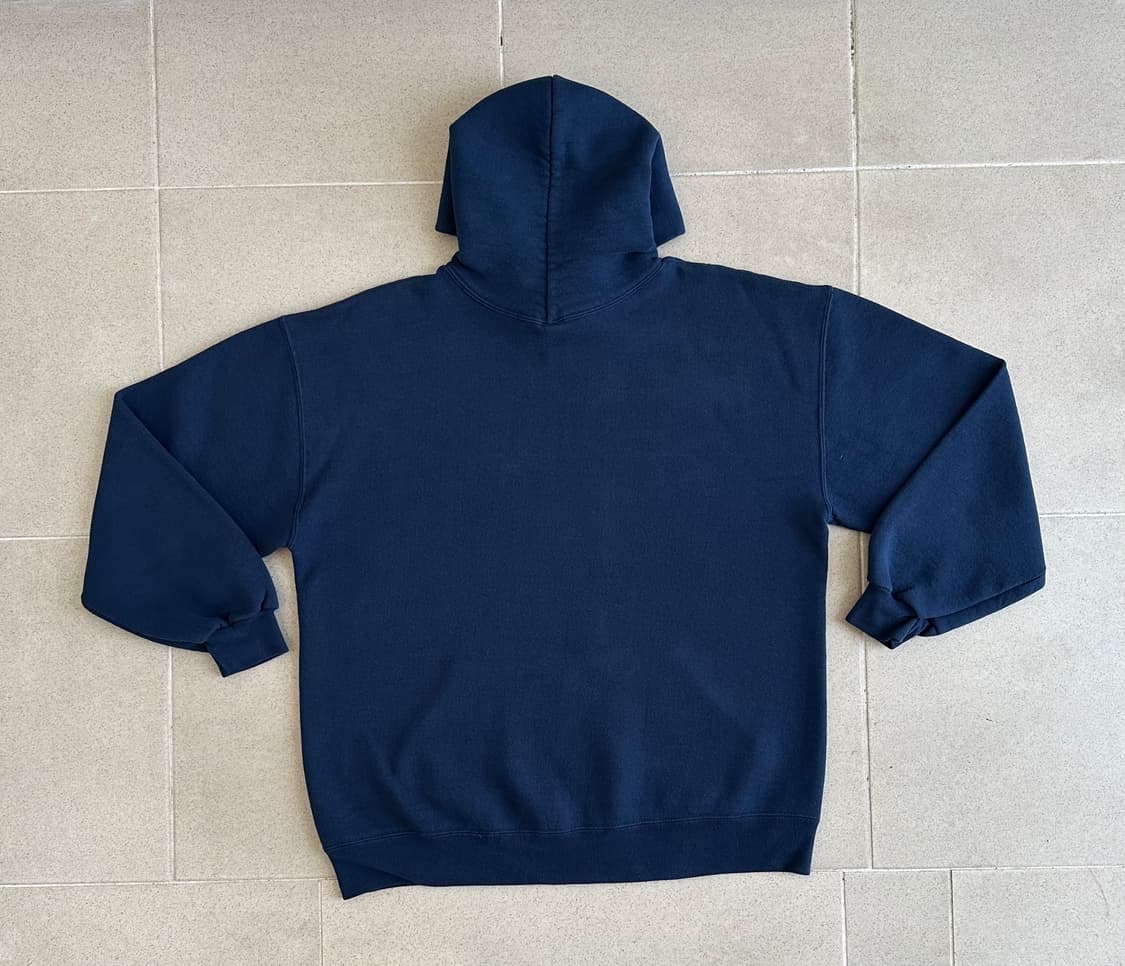 90s 빈티지 러셀 후드 네이비 XL USA 상품이미지2