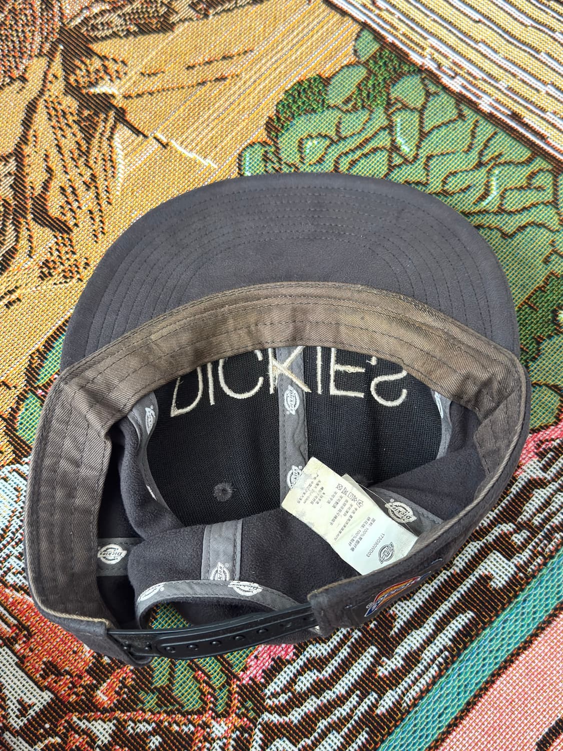 Dickies 빅로고 플리스 볼캡 스냅백 상품이미지5