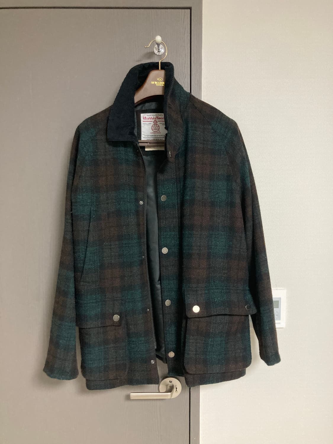 (민트급) 빈폴 x 해리스트위드 헌팅자켓 상품이미지1