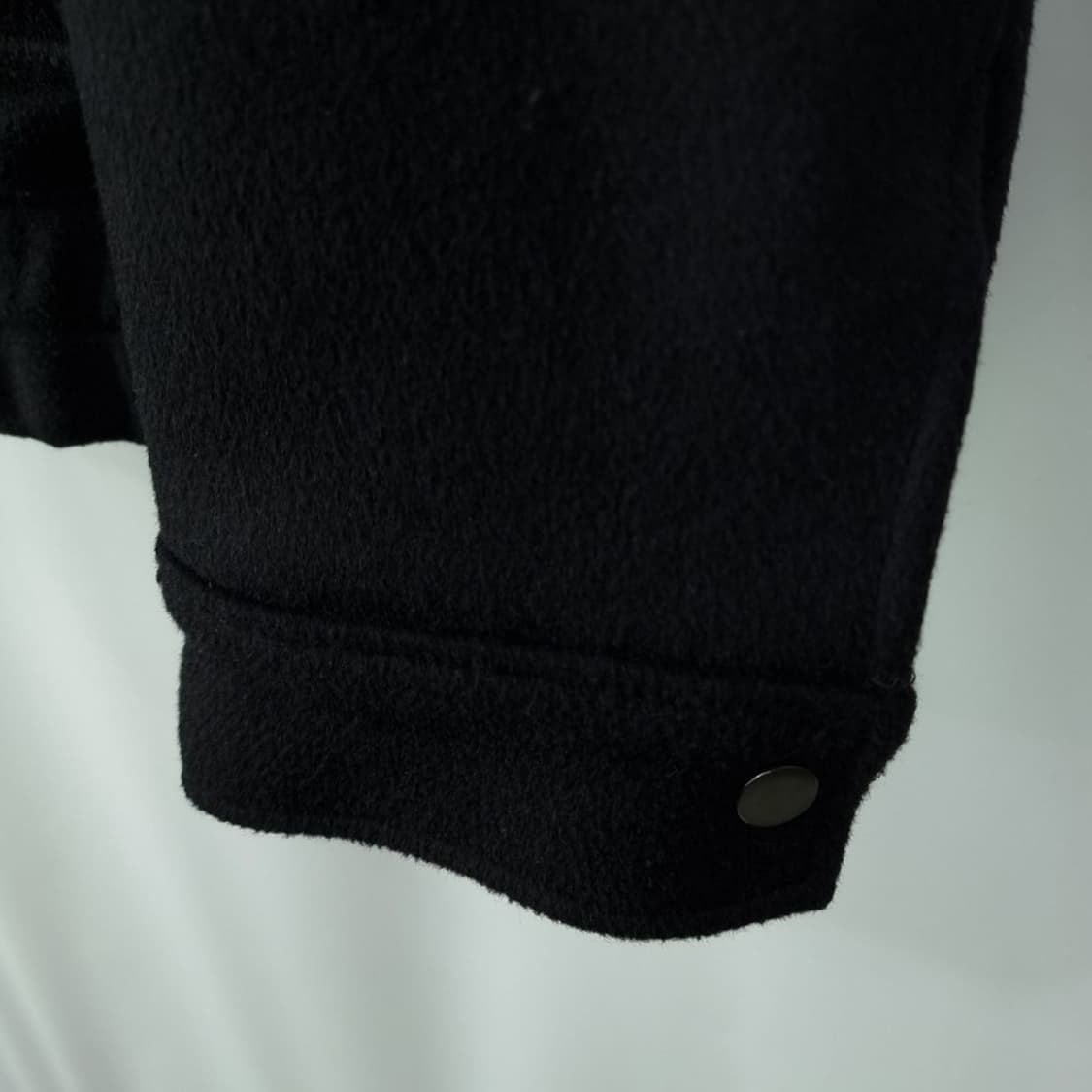 [드로우핏] 울 블랜디드 오버핏 미니멀 모직 블루종 자켓 M19225 상품이미지6