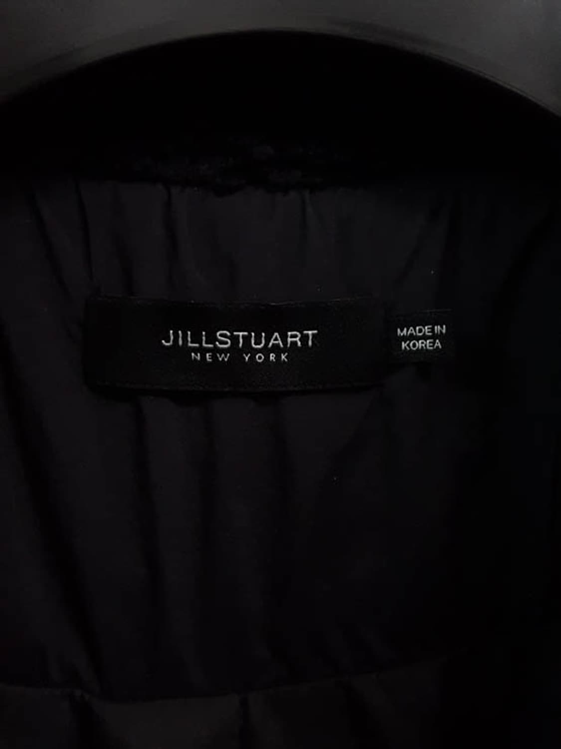 질스튜어트 뉴욕 여성 벨티드 구스다운 패딩 코트 블랙 상품이미지8