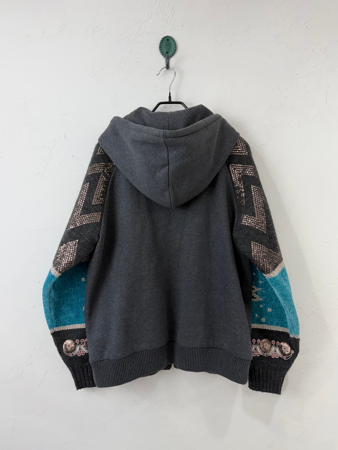 DESIGUAL 시퀸 니트 후디 상품이미지4