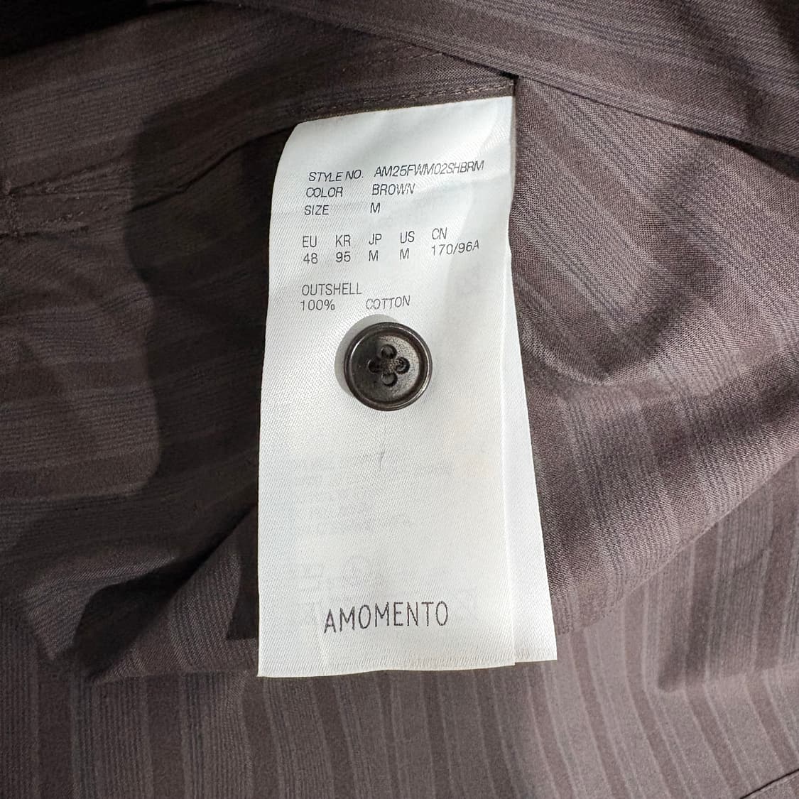 아모멘토 스트라이프 셔츠 상품이미지4