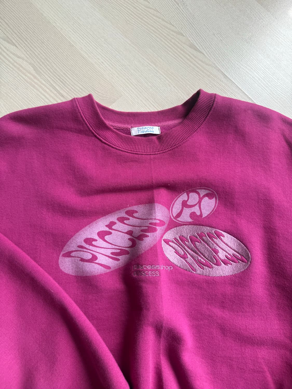piscess 파이세스 크롭 크루넥 상품이미지4