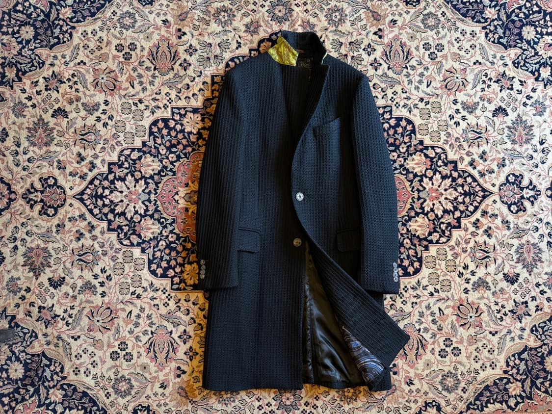 에트로 니트 체스터필드 코트 100 상품이미지4