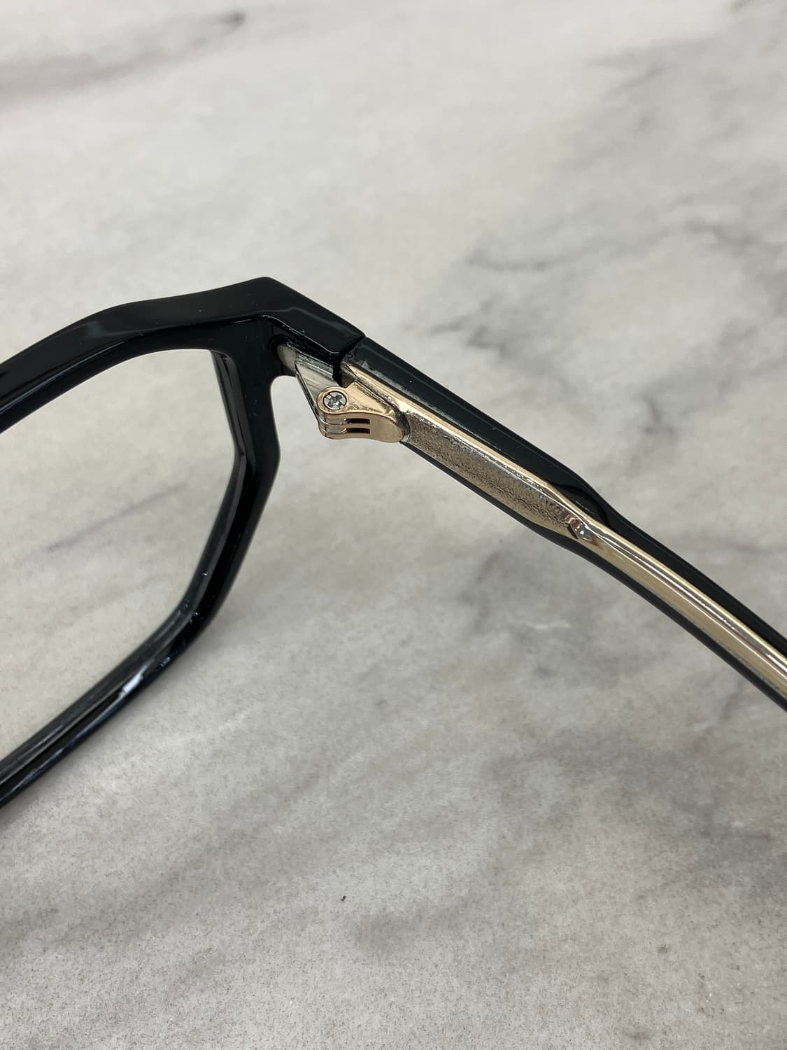 B66 HL 유광 블랙 팔각 뿔테 안경5534 상품이미지3