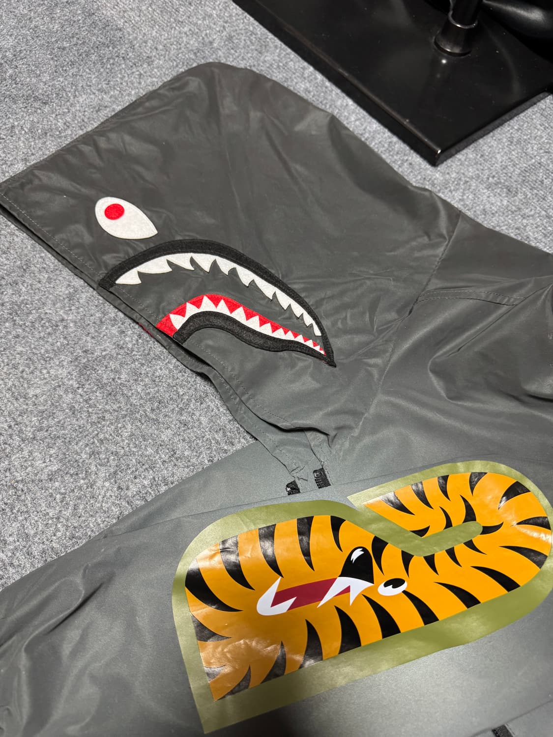 (블랙) 베이프 리플렉터 샤크자켓 상품이미지7