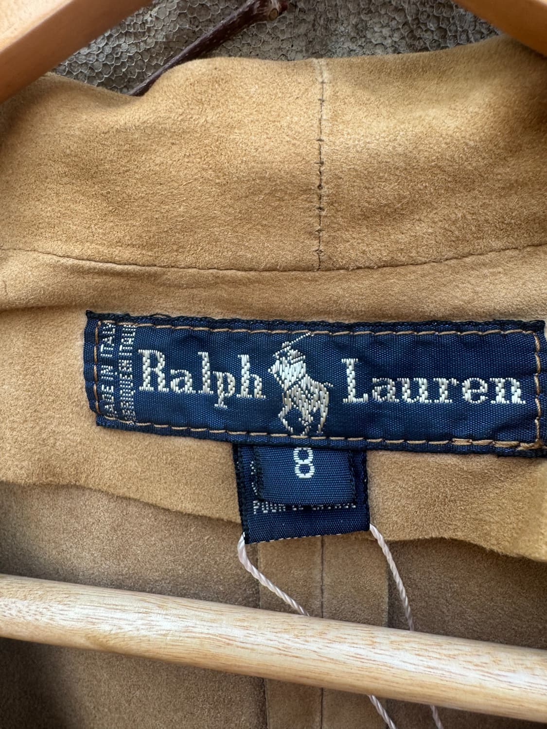 80~90s 폴로 랄프로렌 빈티지 스웨이드 웨스턴 가죽 자켓 상품이미지7