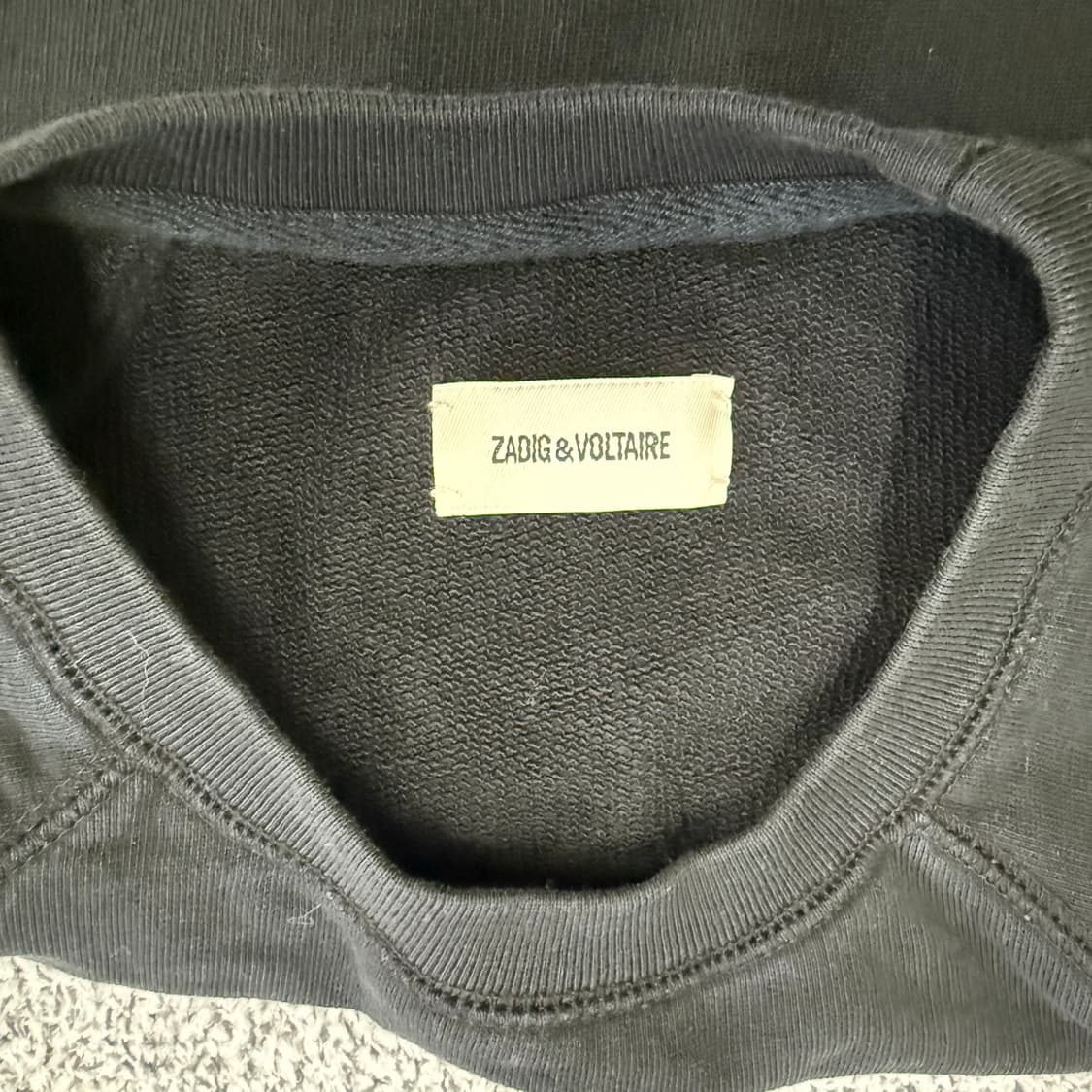 [XS] 쟈딕앤볼테르 여성 멀티자수 맨투맨 0109T1 상품이미지3