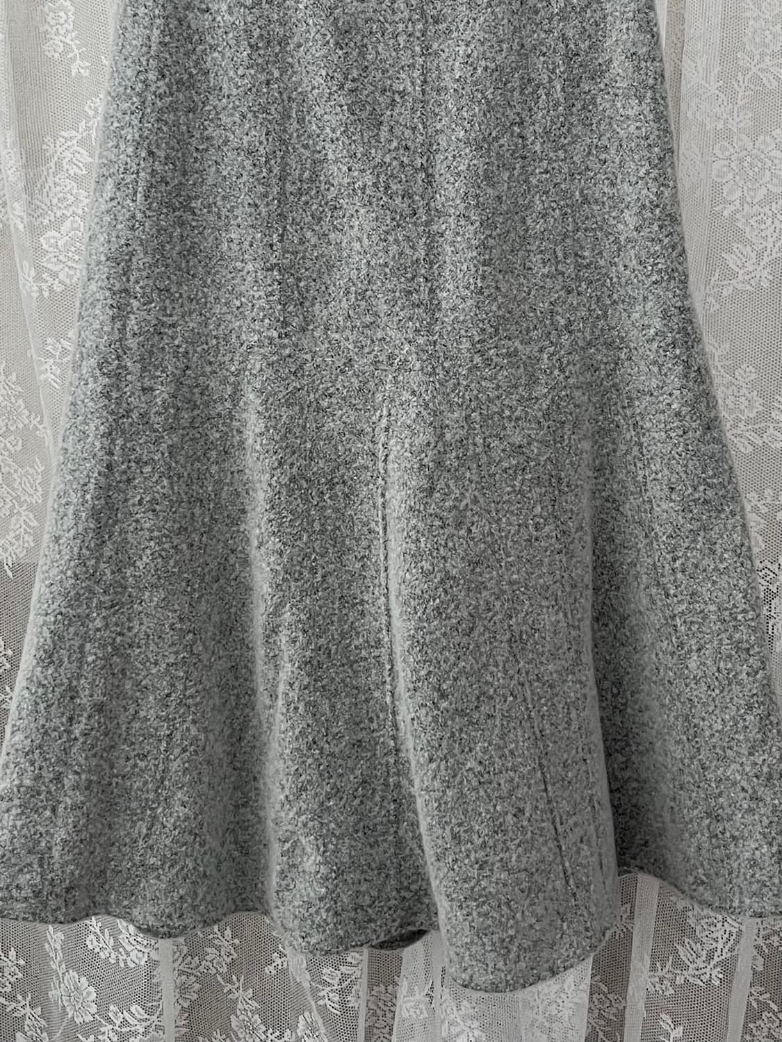 34) 메종마레 팬시 블루밍 스커트 그레이 상품이미지3