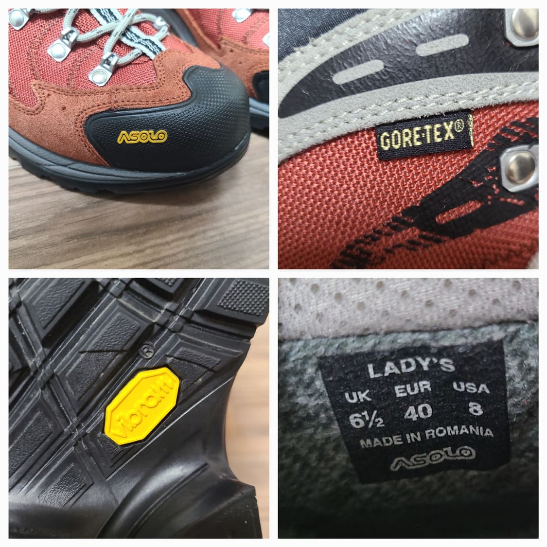 (255)ASOLO아솔로 고어텍스 비브람 등산화 트레킹 하이킹 부츠 신발 상품이미지10