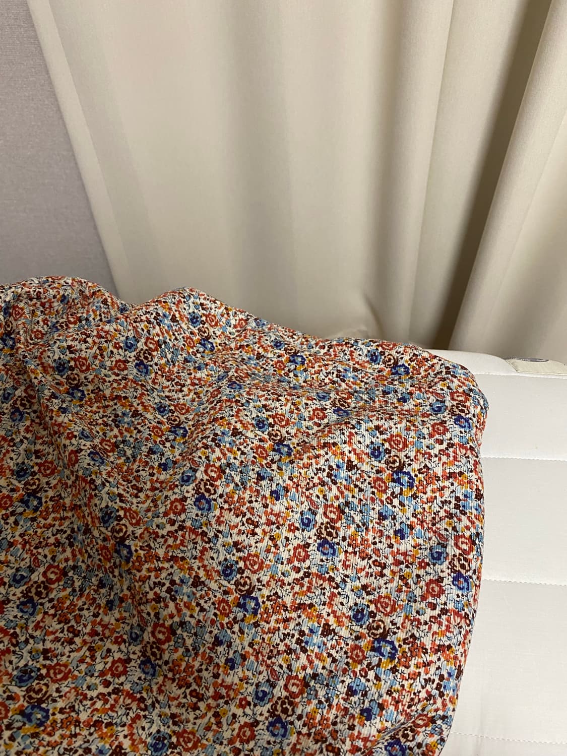 Emis 플라워 코듀로이 에코백 상품이미지7