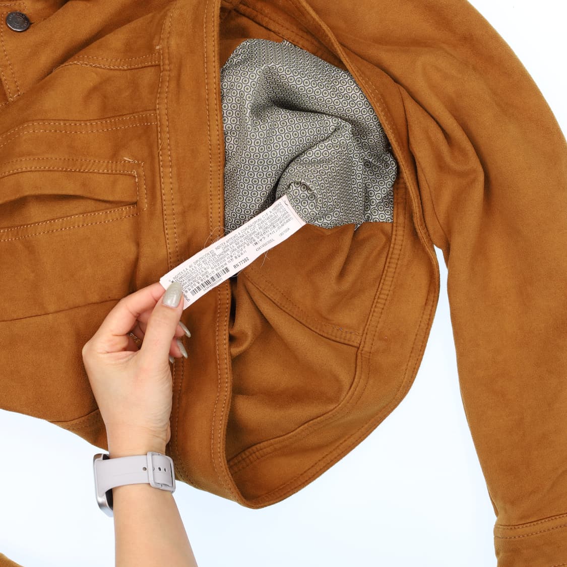 [L] 자라 남성 스웨이드 셔츠 자켓 0120J 상품이미지4