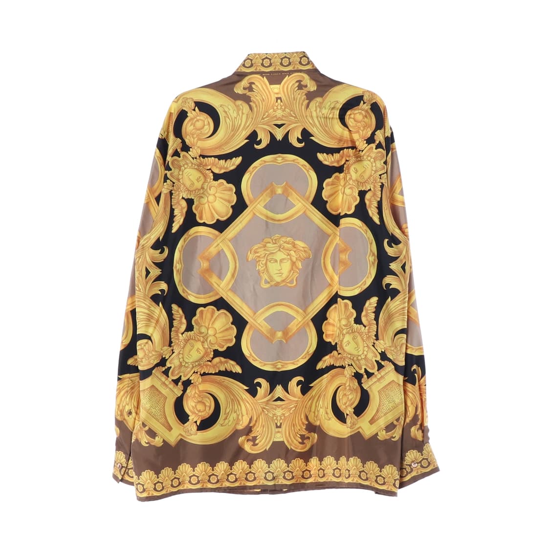VERSACE 베르사체 23SS 실크100% 패턴 긴팔 셔츠 XL 상품이미지2