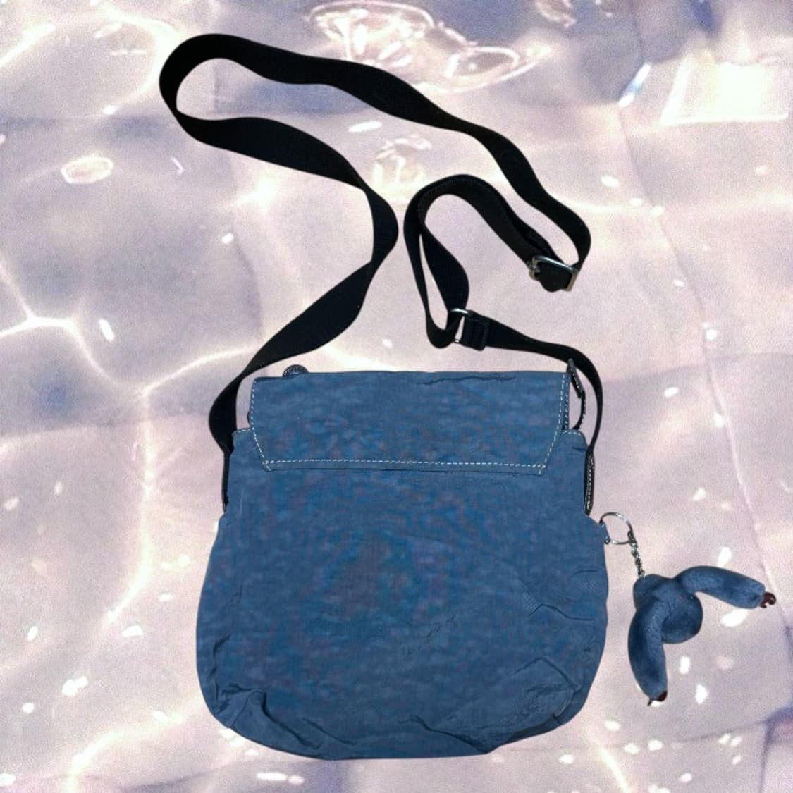 키플링 크로스백 숄더백 메신저백 미니백 가방 데님 블루 y2k 상품이미지3