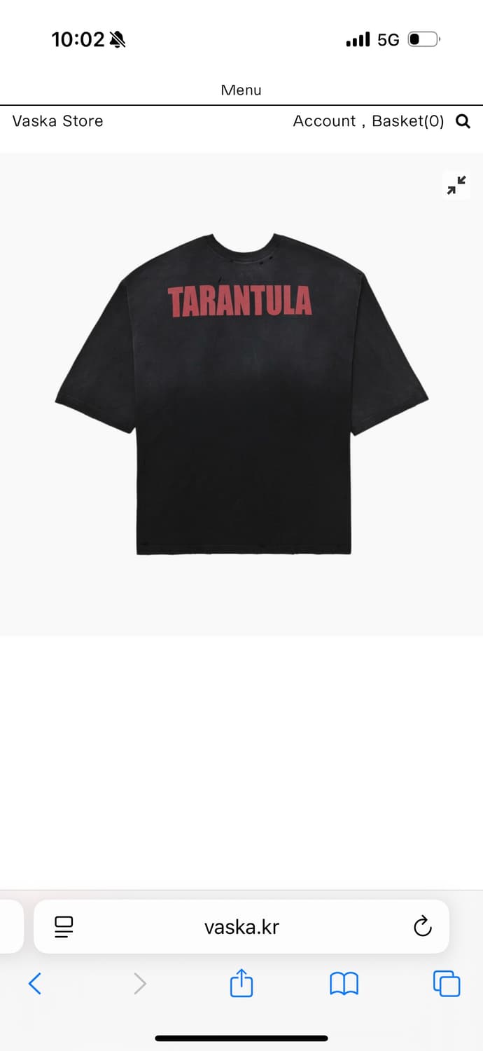 윌리차바리아 타란튤라 반팔 상품이미지2