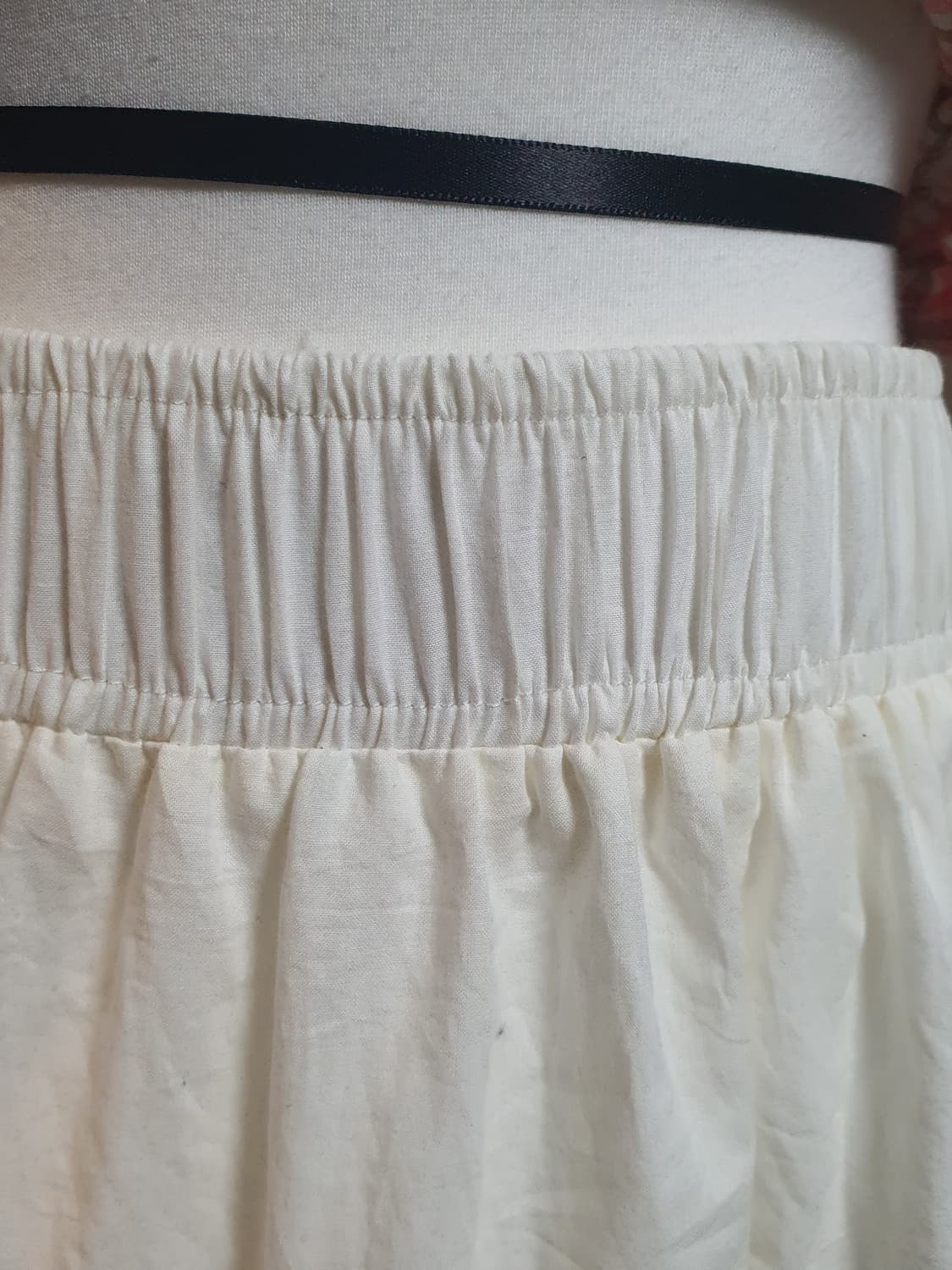 [핸드메이드] 화이트 레이스 캉캉 롱 스커트 속치마 상품이미지4