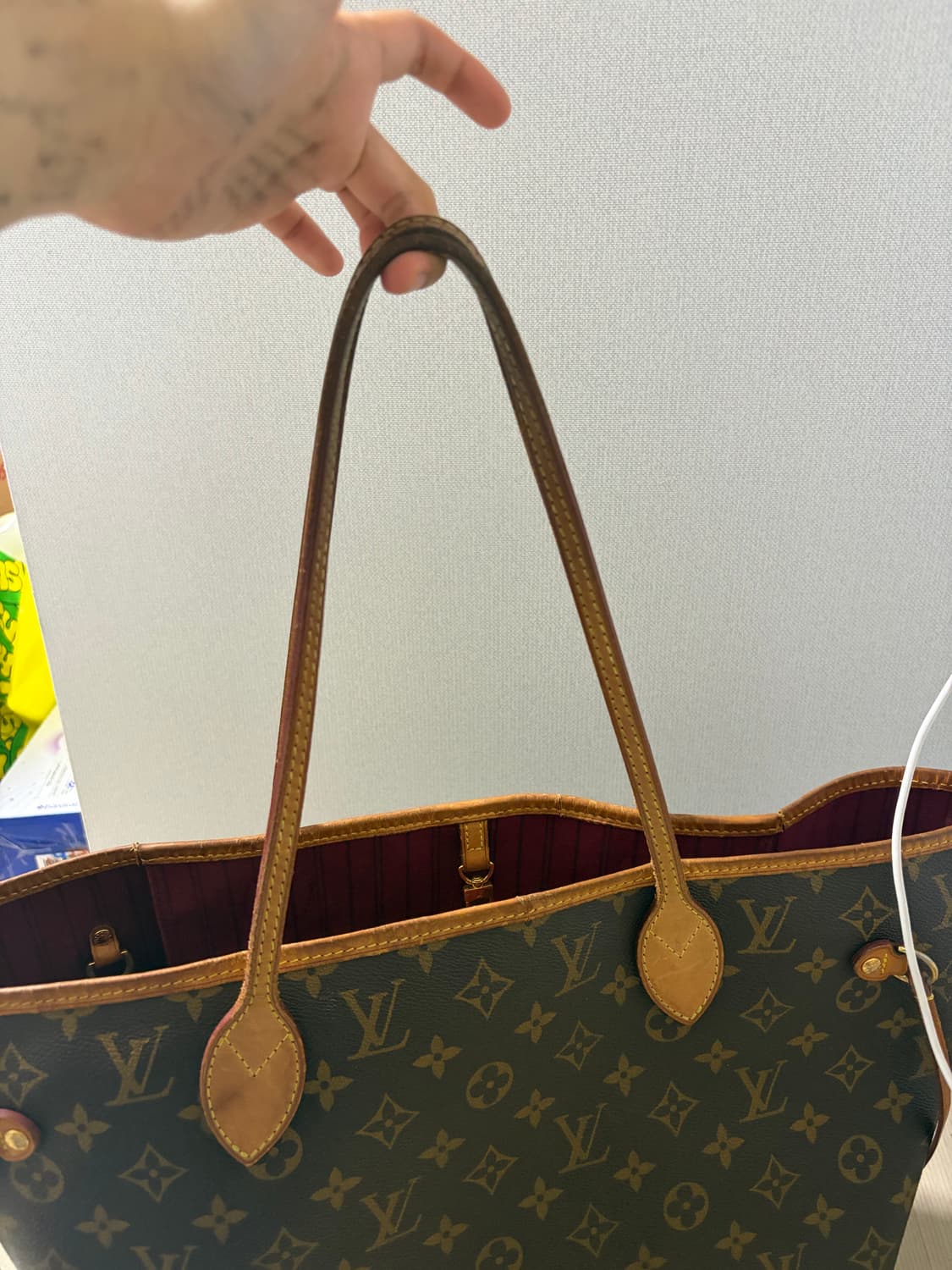 루이비통 모노그램 가방 네버풀MM 세트 정품 상품이미지6