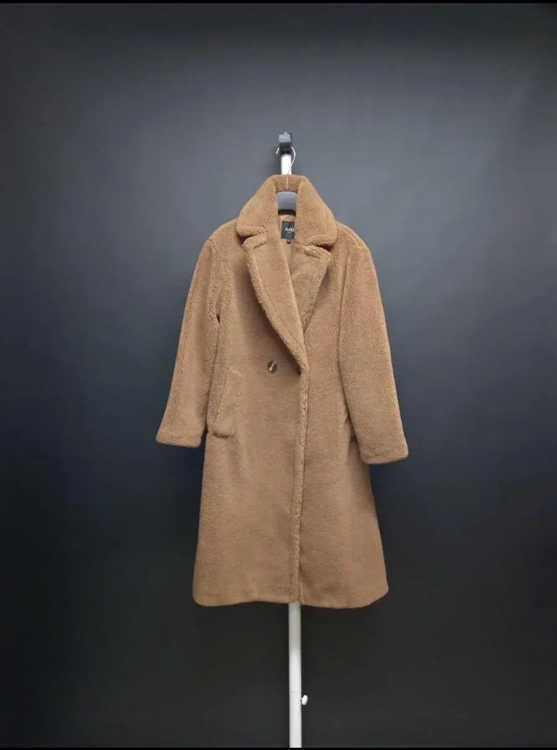 새 A+G 더엣지 비숑부클 맥시 롱코트 55 상품이미지1