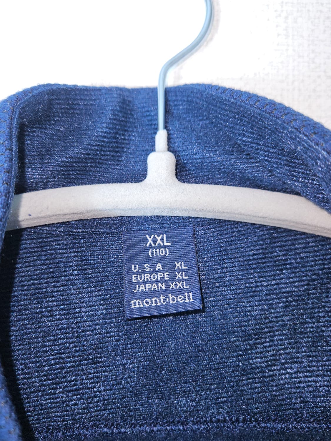 몽벨 하프집업 기능성 플리스 티셔츠 XXL (새상품) 상품이미지4