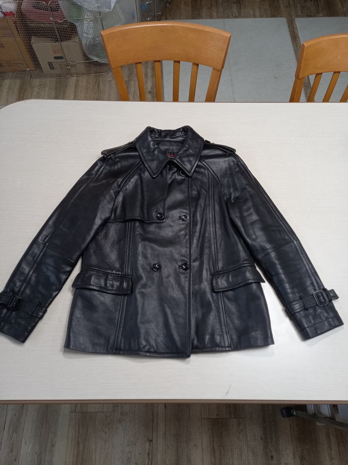 M90 Zishen Kor 여성용 양가죽 자켓 블랙 M-14 상품이미지1