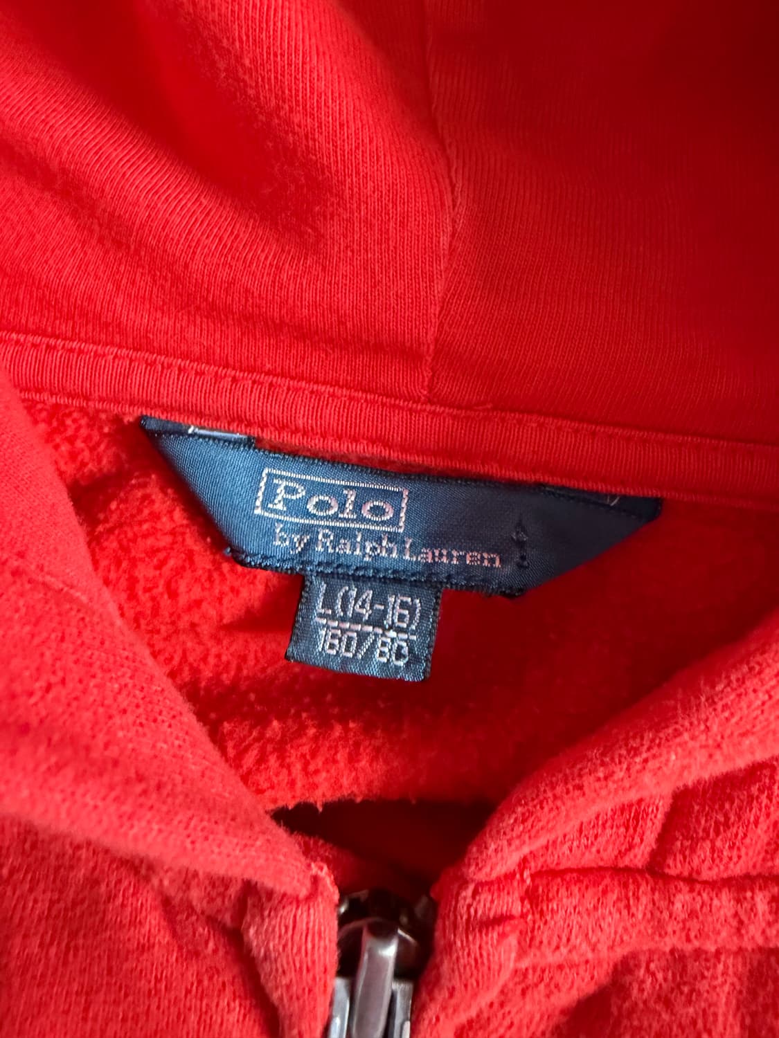 폴로 레드 후드집업 상품이미지2