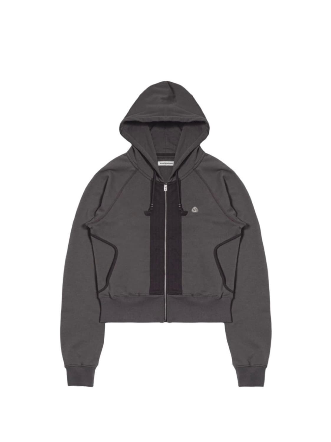 스마트어반유즈풀 (코이세이오) 퍼커링 후드집업 차콜 상품이미지3