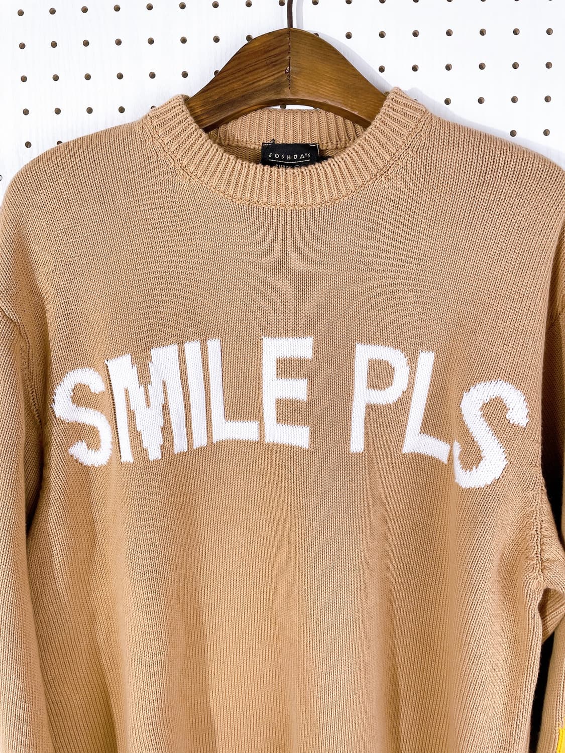 (정품/새상품) 조슈아 X 스마일 공용 스마일 J 로고 니트 상품이미지2