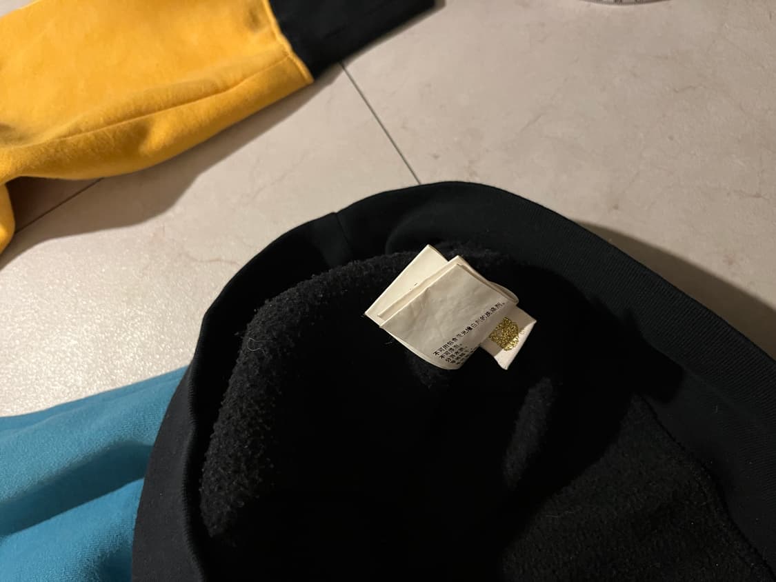 베이프 블록 컬러 후드 XL 상품이미지6